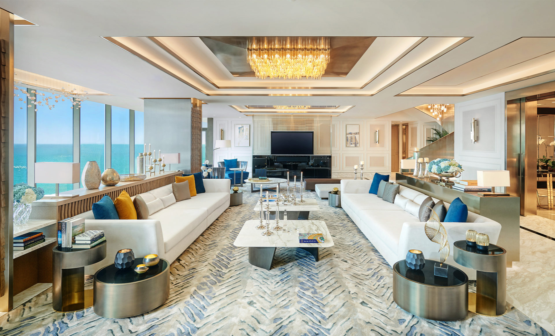 Mandarin-Oriental-Jumeira--Dubai-Royal-Penthouse-Living-Room-view